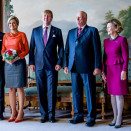 2. oktober: Kronprinsparet deltar når Kong Willem-Alexander og Dronning Máxima av Nederland besøker Norge (Foto: Stian Lysberg Solum / NTB scanpix)